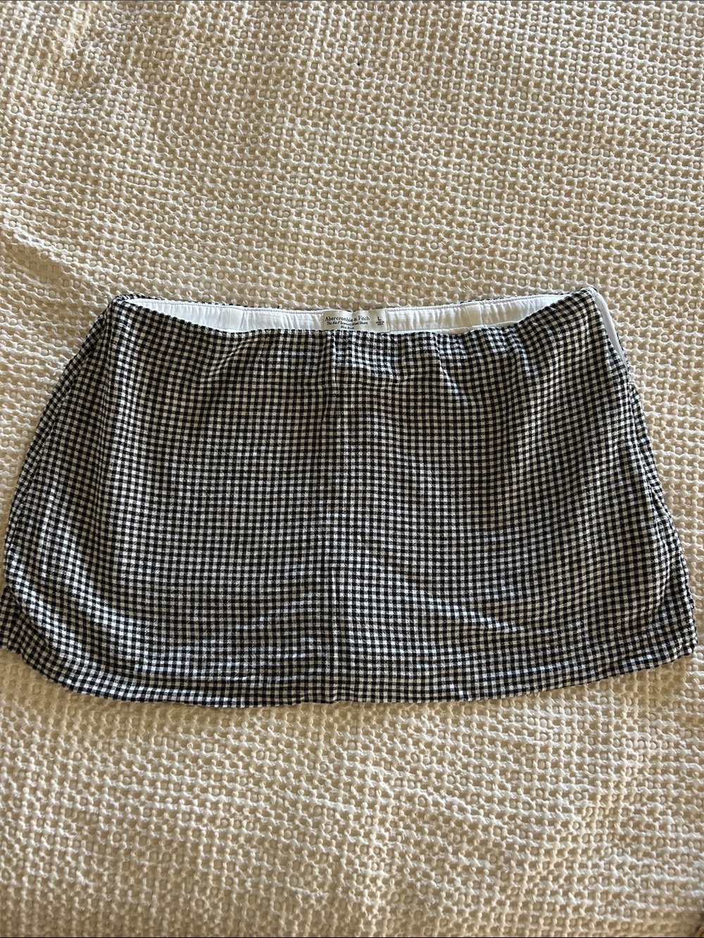 Abercrombie & Fitch Gingham Mini Skort